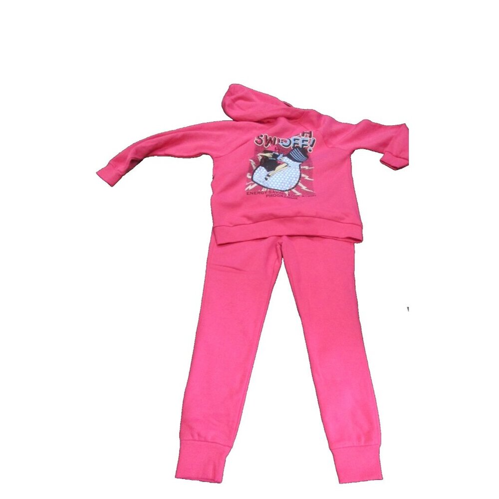 Women's Cecany Jogging Suit Pink With Switch Off Design Top Large Bottoms Medium - Picture 2 of 2